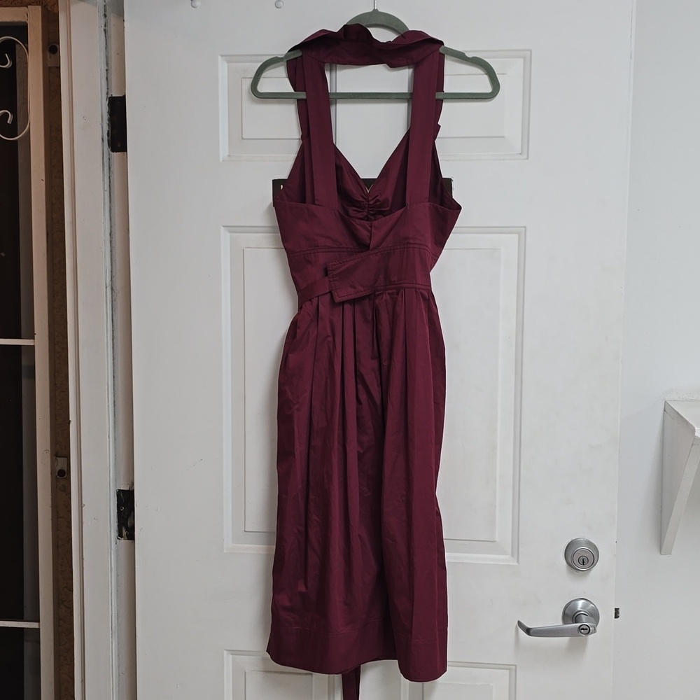 Jill Stuart Deep Red Backless Dress - Picture 5 of 12